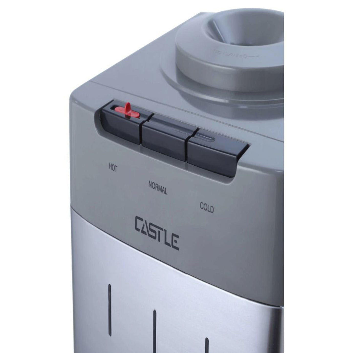 كاسيل مبرد مياه 3 حنفية بحافظة, سيلفر - WD3040