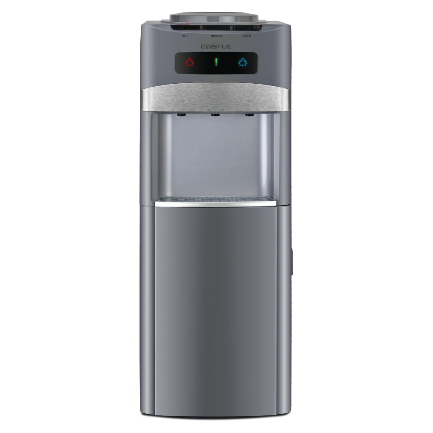 كاسيل مبرد مياه 3 حنفية بحافظة, سيلفر - WD3050