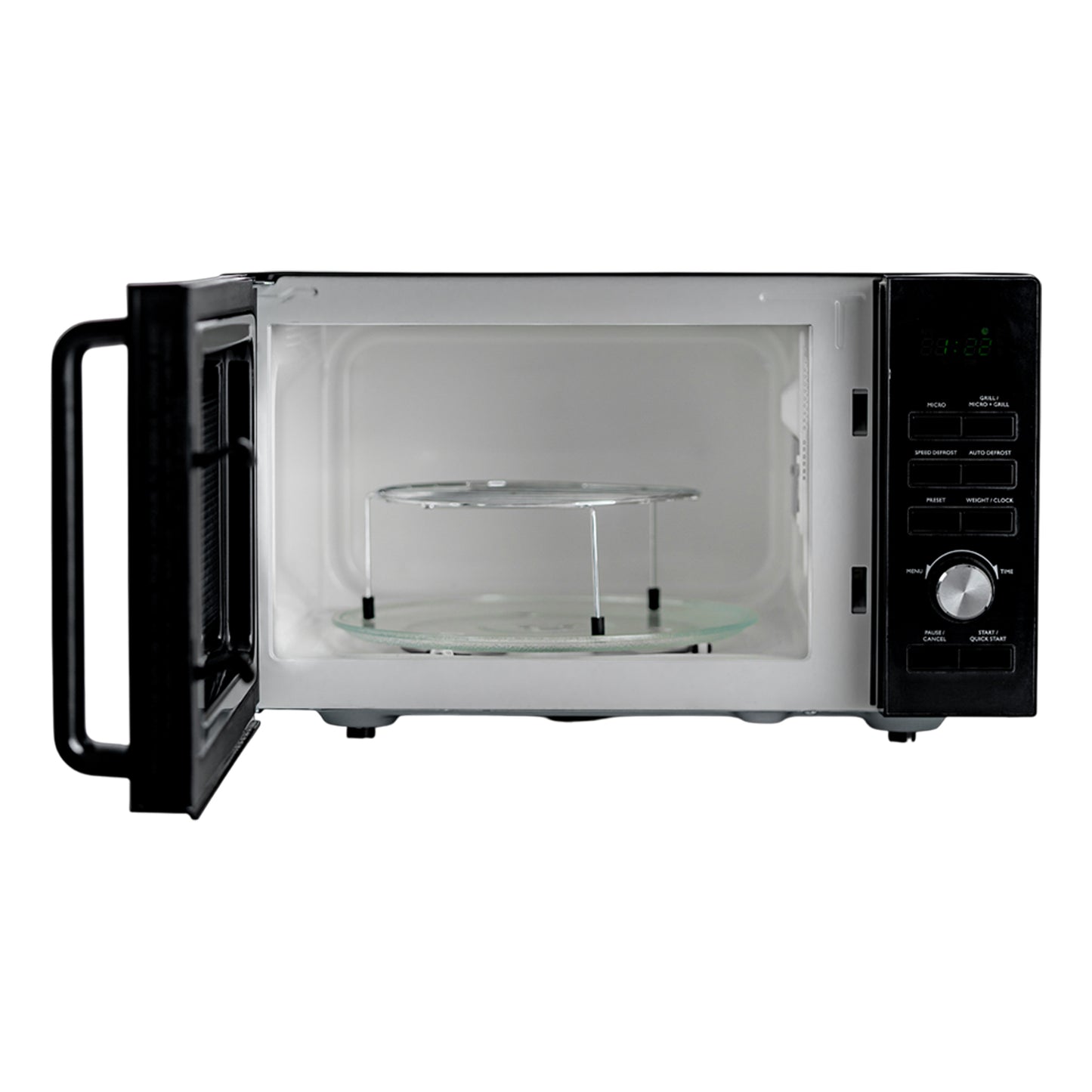 ATA Microwave 25 Liters Digital With Grill, Black
