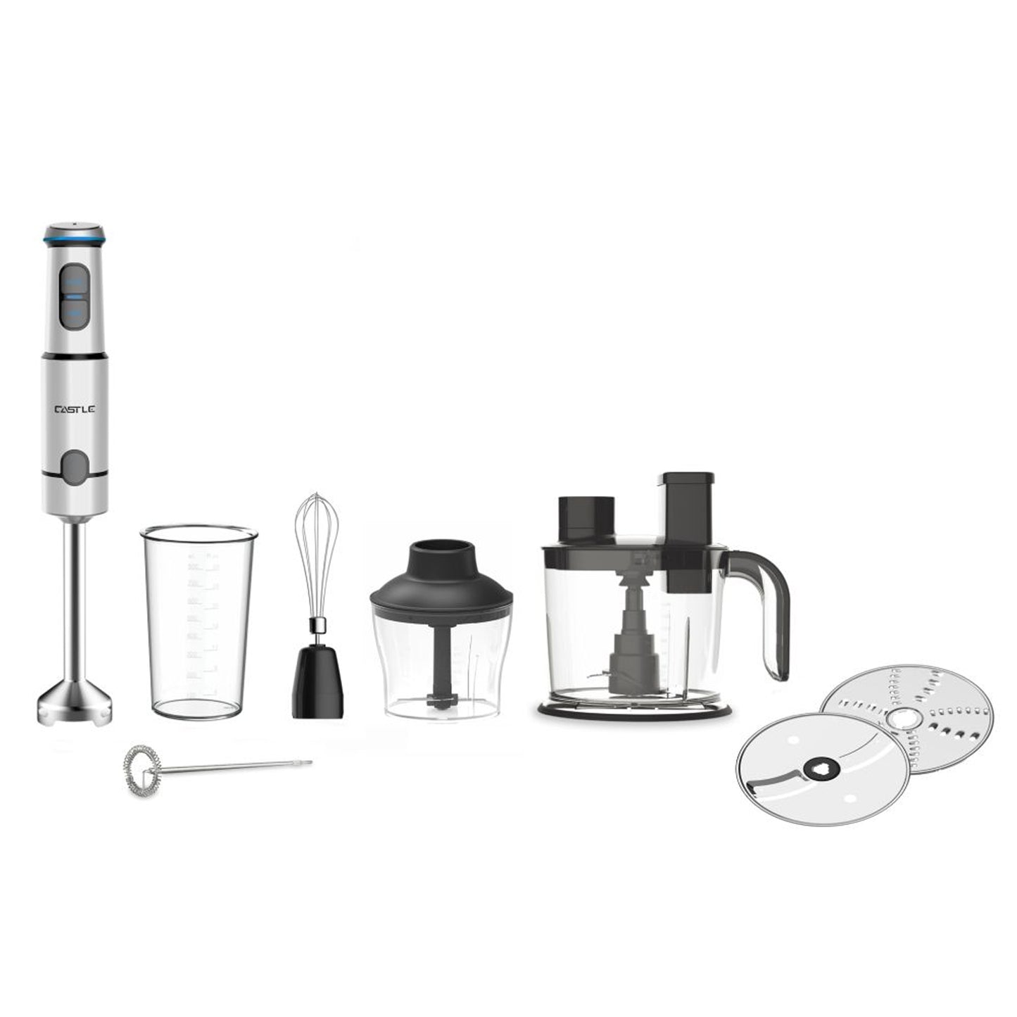Castle Hand Blender 1200 Watt, 8 in 1 - HBC1280