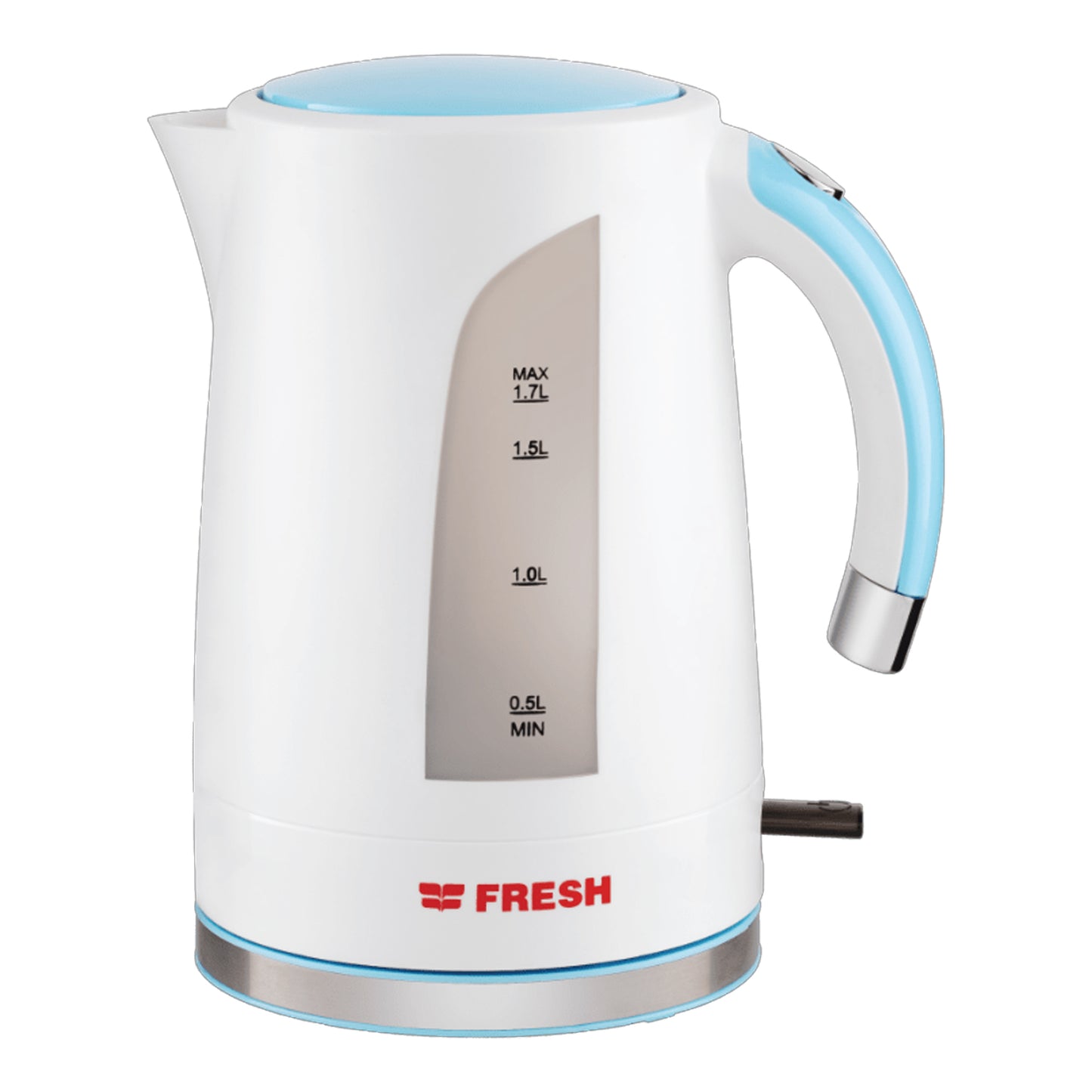 Fresh Plastic Electric Kettle 1.7 Liters Black