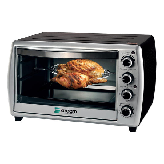 Dream Electric Oven 55 Liters Grill, Fan and Lamp