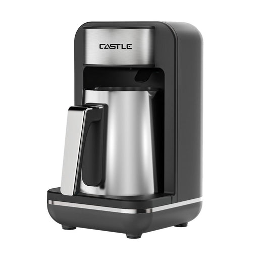 كاسيل ماكينة قهوة تركي، 700 وات، 250 مل، 5-1 كوب،اسود فضي - TCM7010B