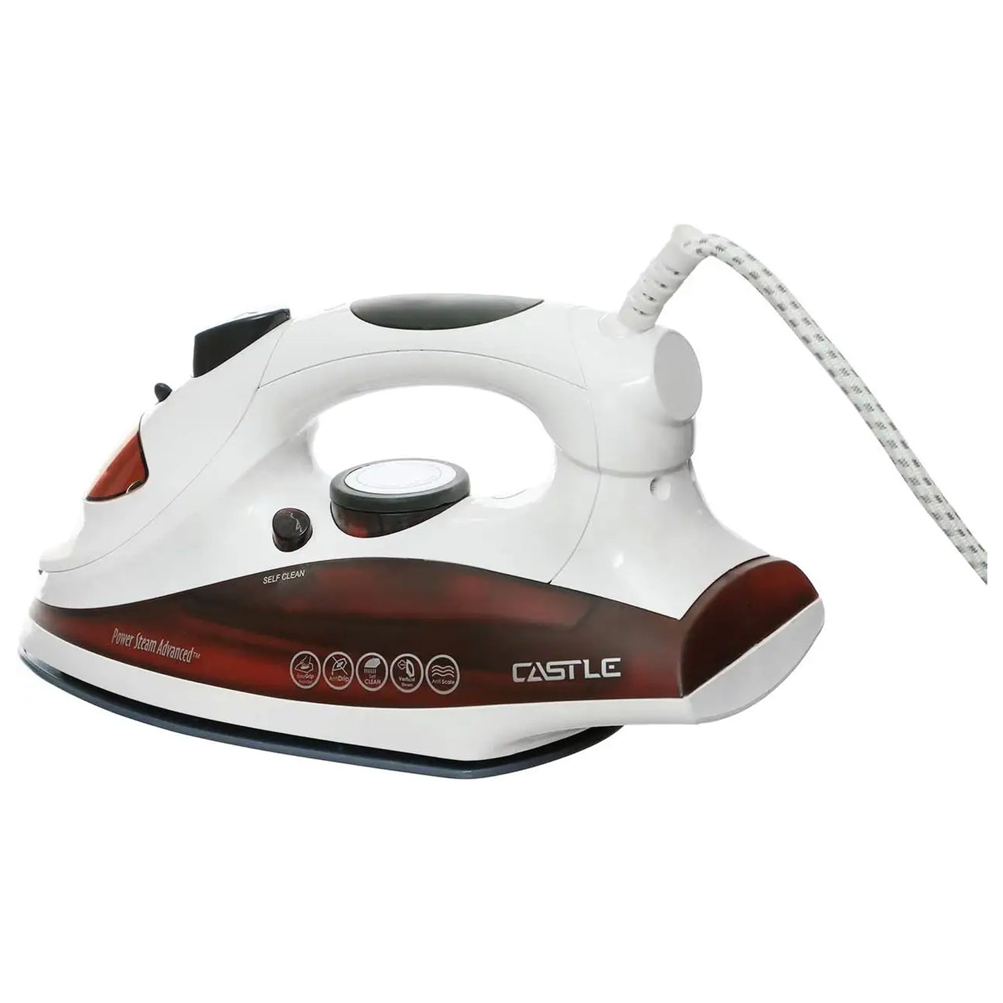 Castle Steam Iron, 2200 Watt, Nano Ceramic Base - SI1522C