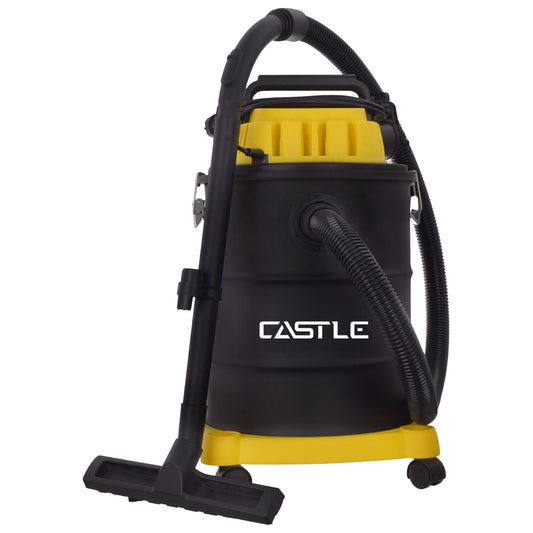 Castle Drum Vacuum Cleaner, 30 Liters, 2400 Watt, Dry Cleaning/Water Suction - DVC2430